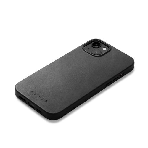 Mujjo Full Leather Case iPhone 15 Plus Black