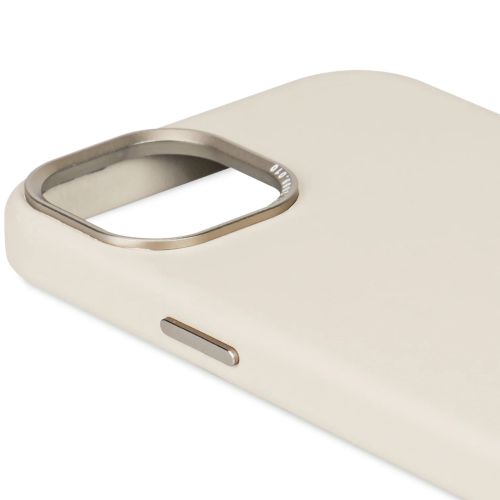 DECODED Leather Backcover w/MagSafe for iPhone 15 Plus - Clay