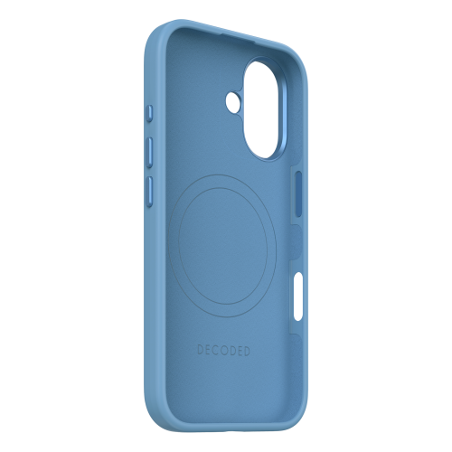 DECODED Silicone Case for iPhone 16 - Light Blue