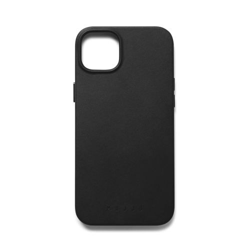 Mujjo Full Leather Case iPhone 15 Plus Black