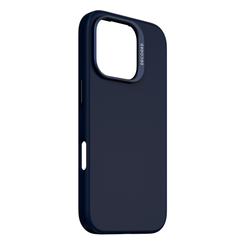 DECODED Silicone Case for iPhone 16 Pro - Navy