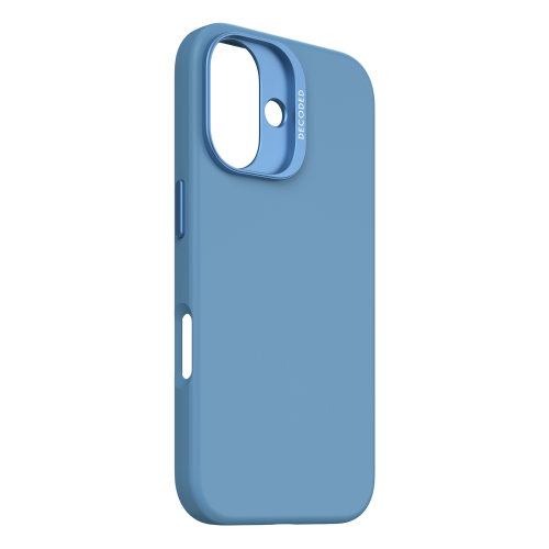 DECODED Silicone Case for iPhone 16 Plus - Light Blue