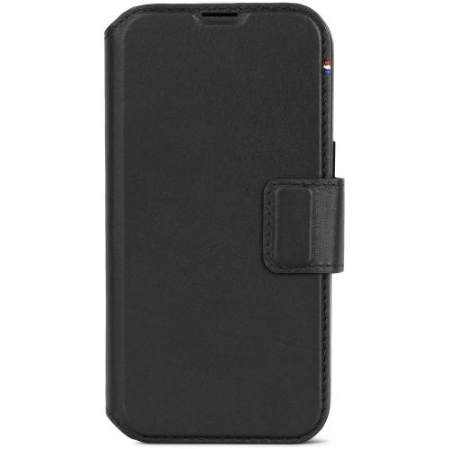 DECODED Leather Detachable Wallet Case w/MagSafe for iPhone 15 Plus - Black