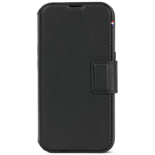 DECODED Leather Detachable Wallet Case w/MagSafe for iPhone 15 Pro - Black