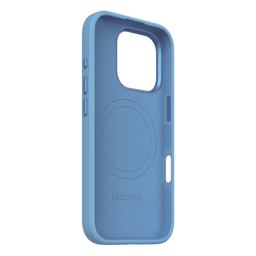 DECODED Silicone Case for iPhone 16 Pro - Light Blue