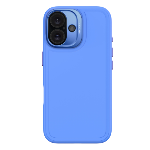 DECODED Silicone Stacks Case for iPhone 16 - Blue