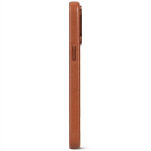 DECODED Leather Backcover w/MagSafe for iPhone 15 Pro - Tan